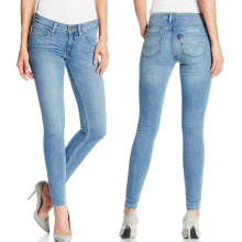 2017 Femmes Mode Skinny Denim Pantalon Coton Dames Jeans